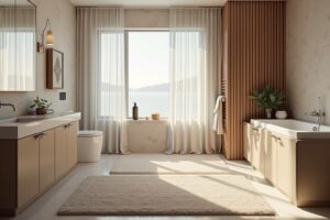 15 Teppich Badezimmer Ideen
