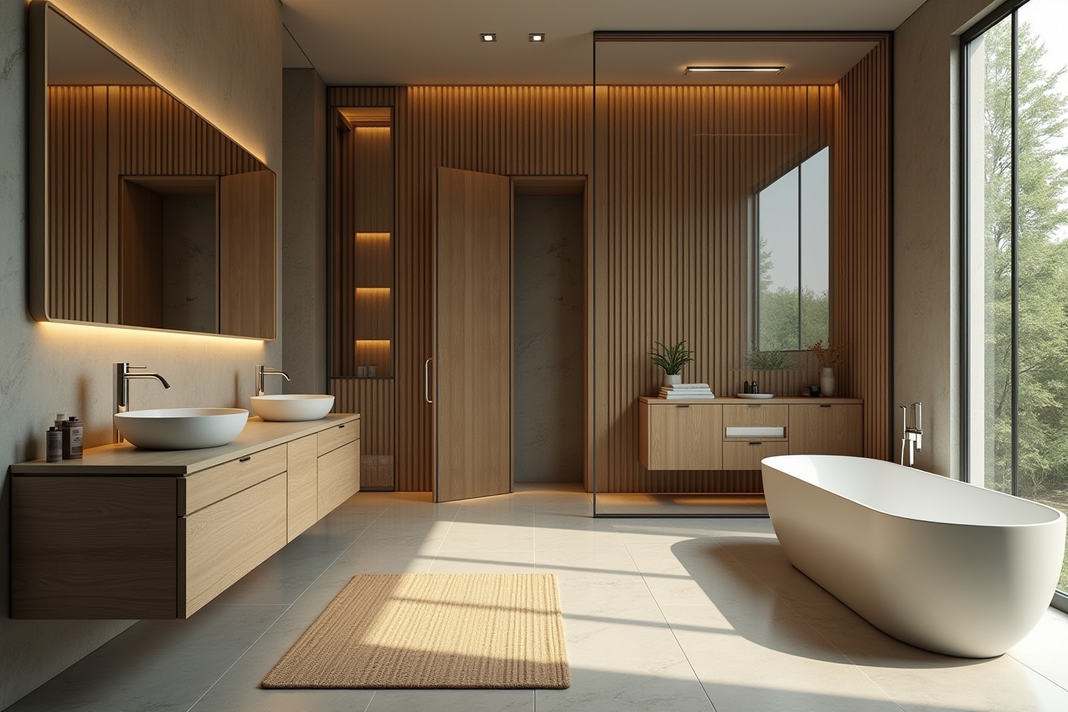 14 Ideen für Badezimmer Grün Holz