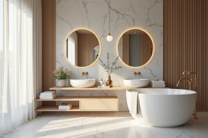 15 Badezimmer Deko edle Ideen