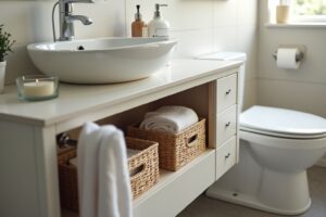 14 Waschbeckenunterschrank Körbe Ideen