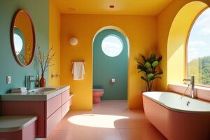Kreative Badezimmer Farben Ideen