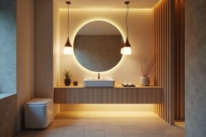 Hängelampen für das Badezimmer